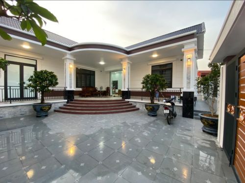 Thiết kế biệt thự 1 tầng 130m2 tại Ngô Quyền, HP