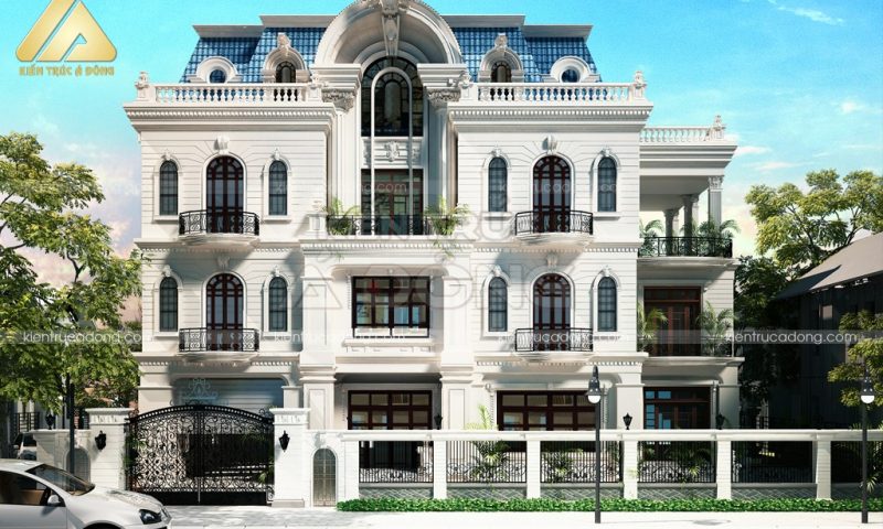 “Hé lộ” mẫu biệt thự cổ điển 3 tầng đẳng cấp